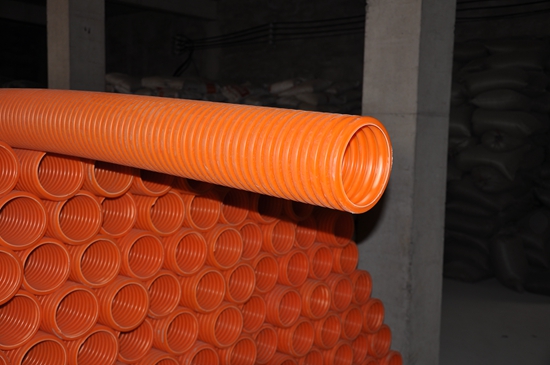 MPP電力電纜單壁波紋護(hù)套管 (2)