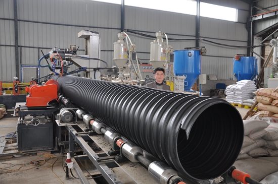 鋼帶增強(qiáng)聚乙烯（PE）螺旋波紋管 (8)